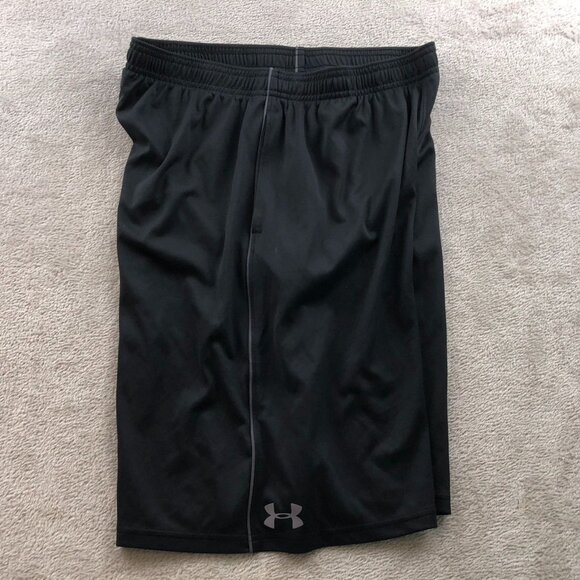 Under Armour Men's 5" Shorts Size XL Loose Fit Activewear Black - Picture 15 of 15